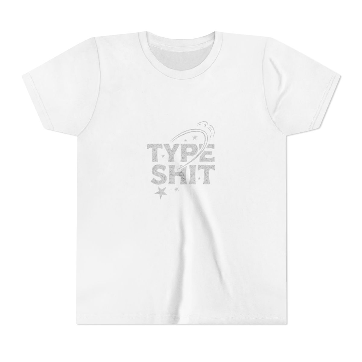 Type Shit Bold Typography Humor Kids T-Shirt - Official T-Shirts merchandise