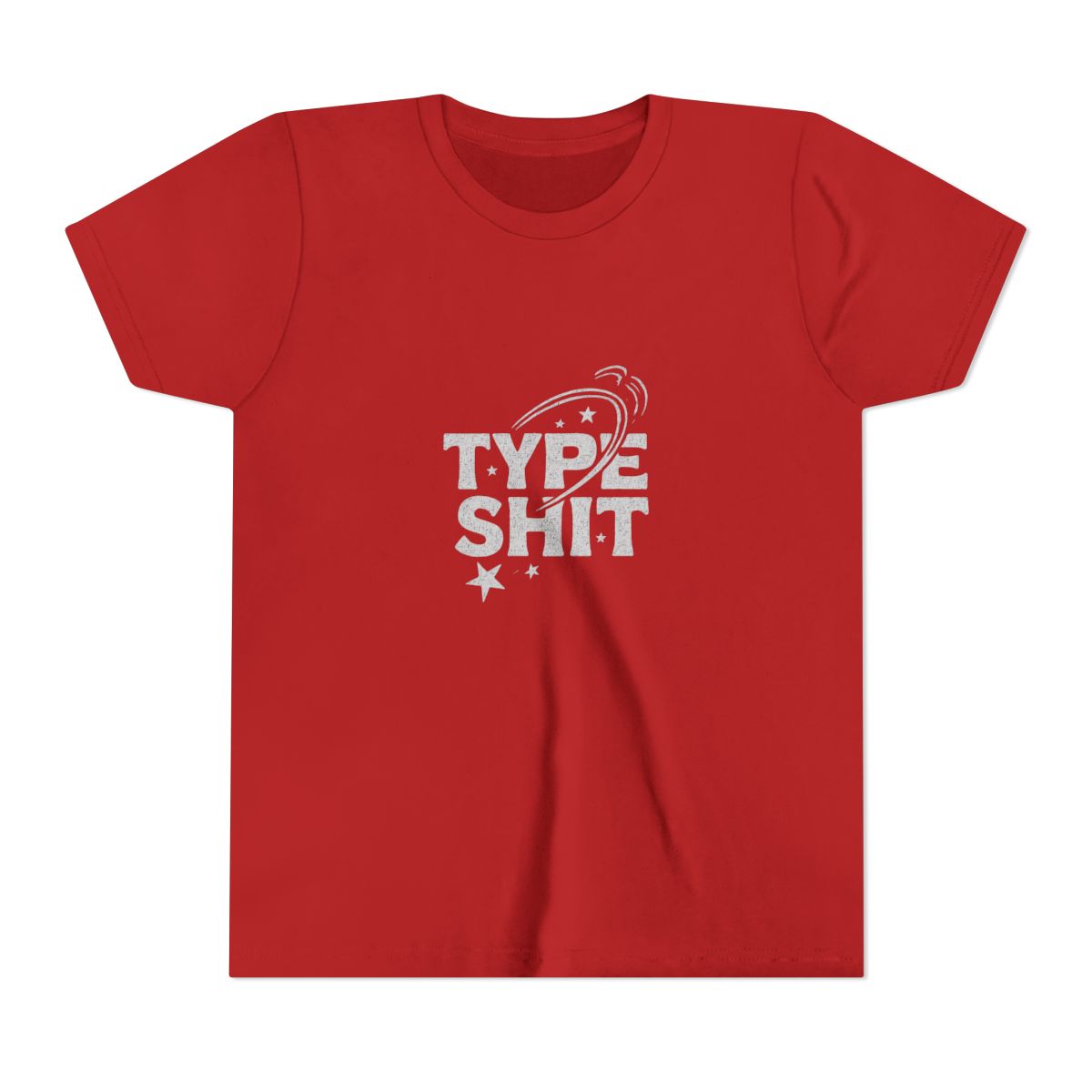 Type Shit Bold Typography Humor Kids T-Shirt